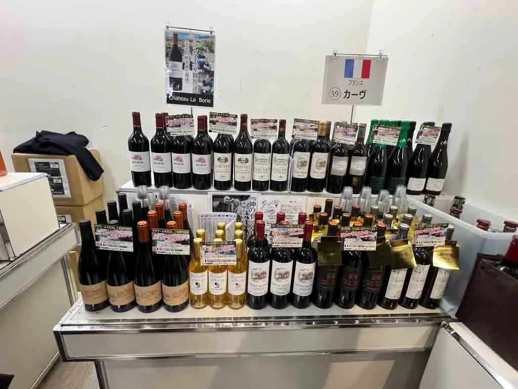 ワイン販売フランスブース